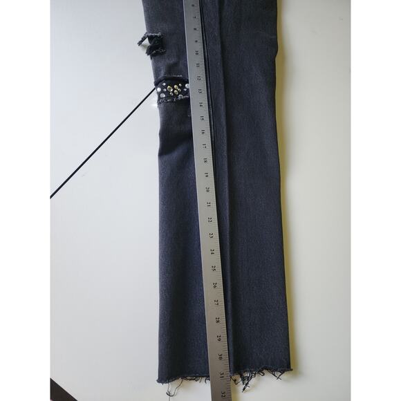 NWT Banjara Rhinestone Straight Leg Jeans Womens 11/29 - Picture 6 of 6